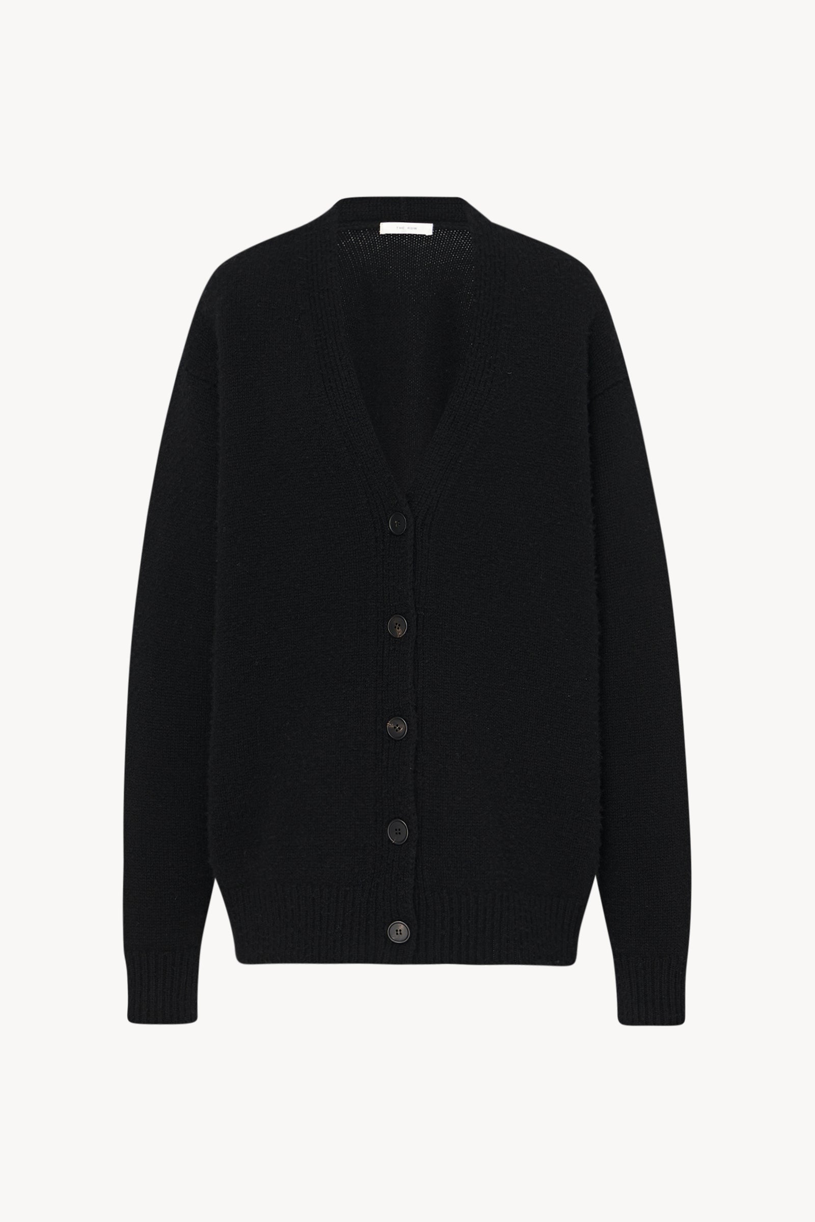 THE EDOONI over cardigan BLACK
