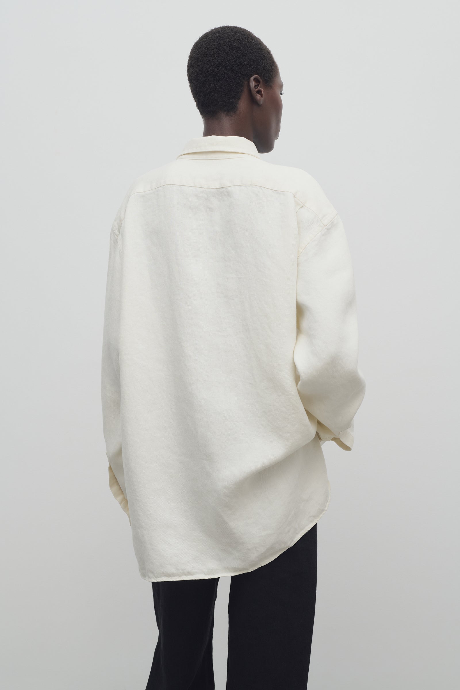 Tシャツ・カットソー [The Row] Jaylen Top in Linen and Cotton Jaylen Top White in Linen and Cotton – The Row