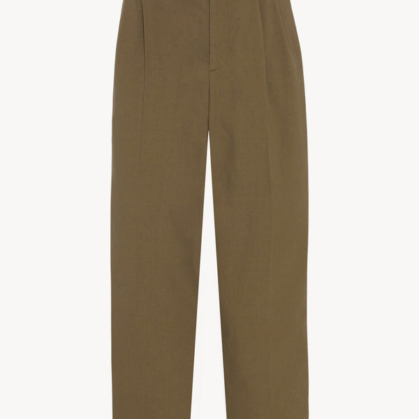 美品 THE ROW Lilas コットン テーラードパンツ サイズ0 8719W2517KHKF_600x600_crop_cen