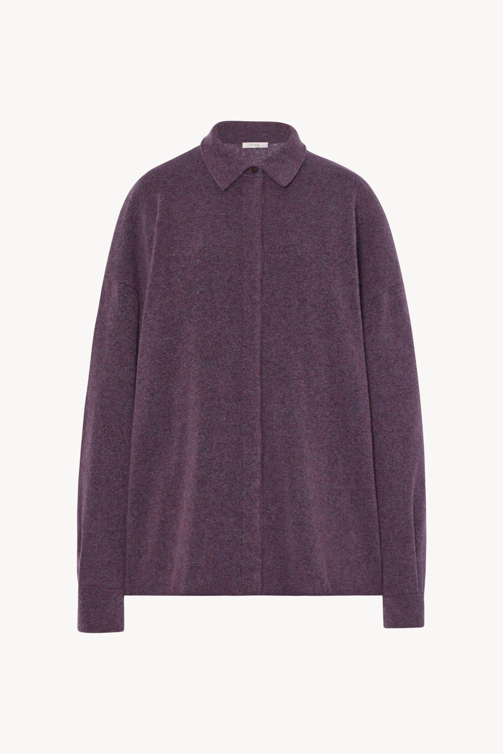 Tシャツ・カットソー [The Row] Janak Top in Silk, Cashmere, and Cotton Janak Top Purple in Silk, Cashmere, and Cotton – The Row