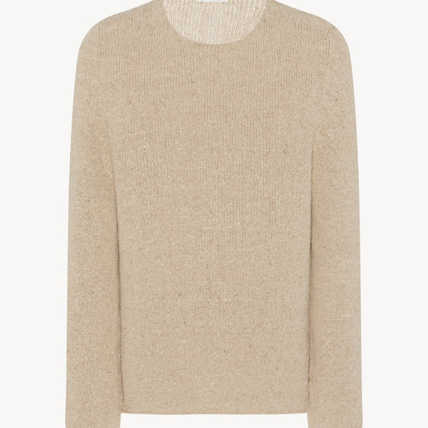 スウェット・トレーナー [The Row] Yuto Sweater in Viscose Yuto Sweater Beige in Viscose – The Row