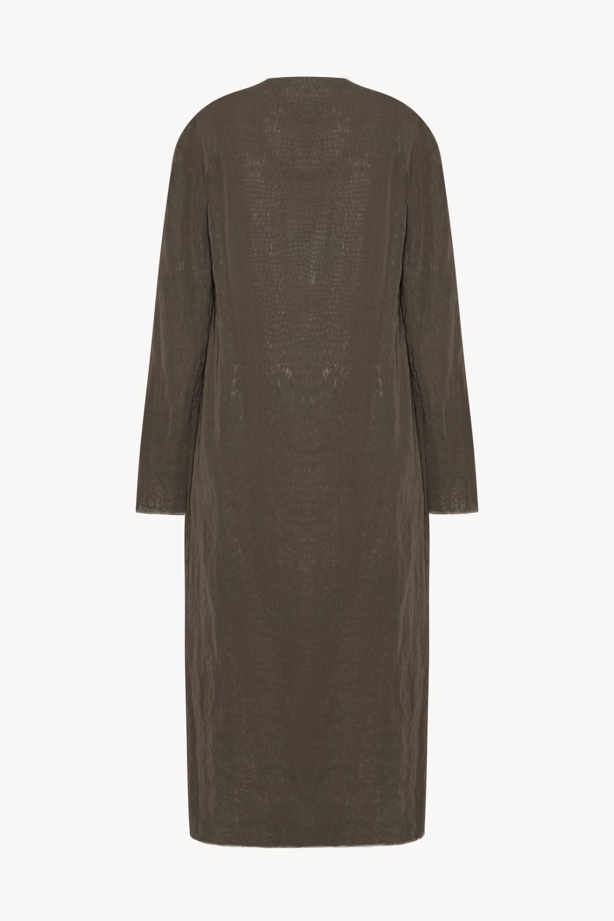 the row brown dress Kaori Dress Brown The Row