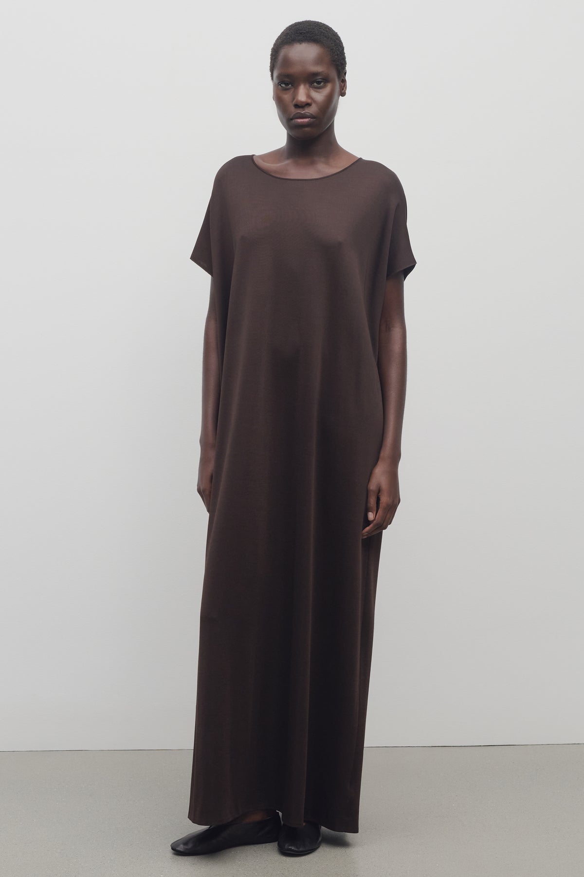 the row brown dress The Row - Women's Oiva Dress - Nut Brown