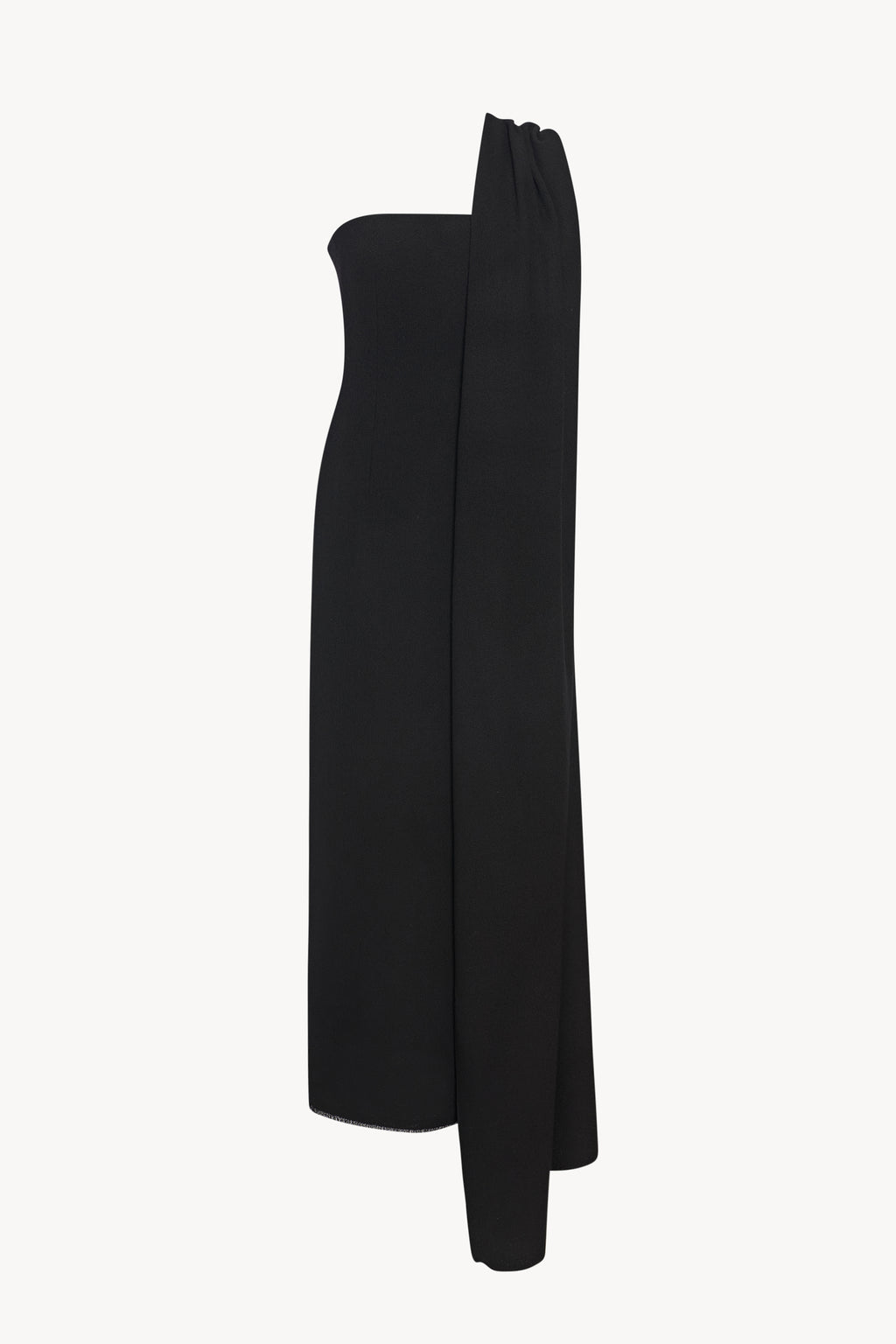 ❇️TheRowザロウ25春夏新作ウールシルクブラックワンピース