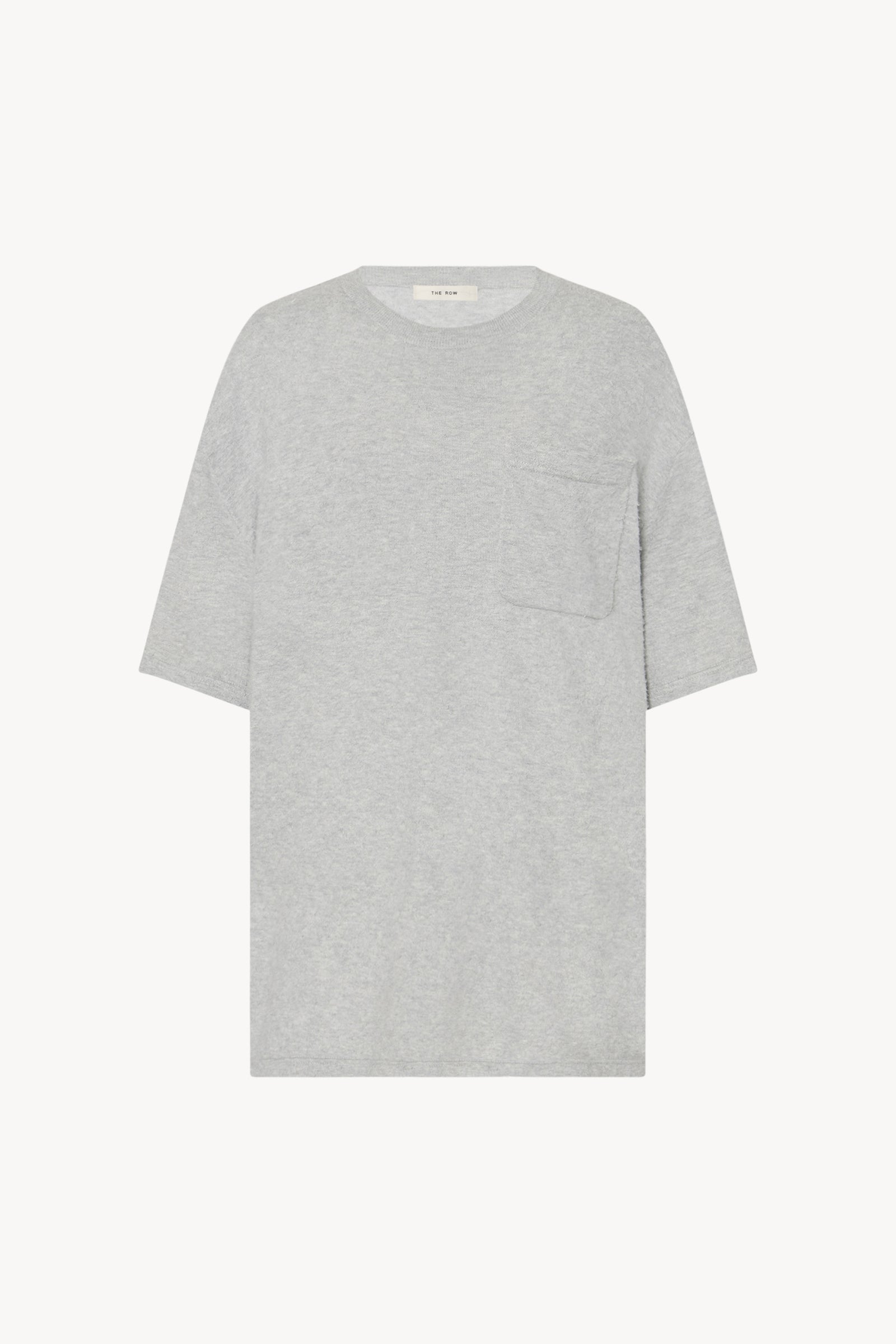 Tシャツ・カットソー The Row Light Grey Kaddy T-Shirt In Brushed Cotton 8943Y916GYMF_1676066c-577f-