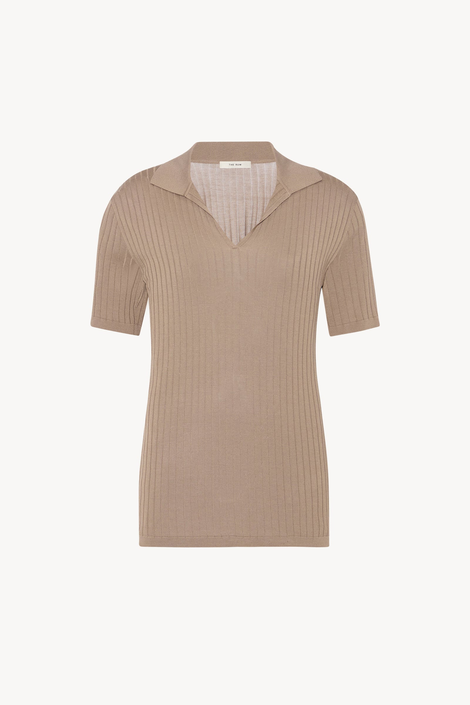 Kaiomi Top Beige in Silk and Viscose – The Row Kaiomi Top Beige in Silk and Viscose – The Row