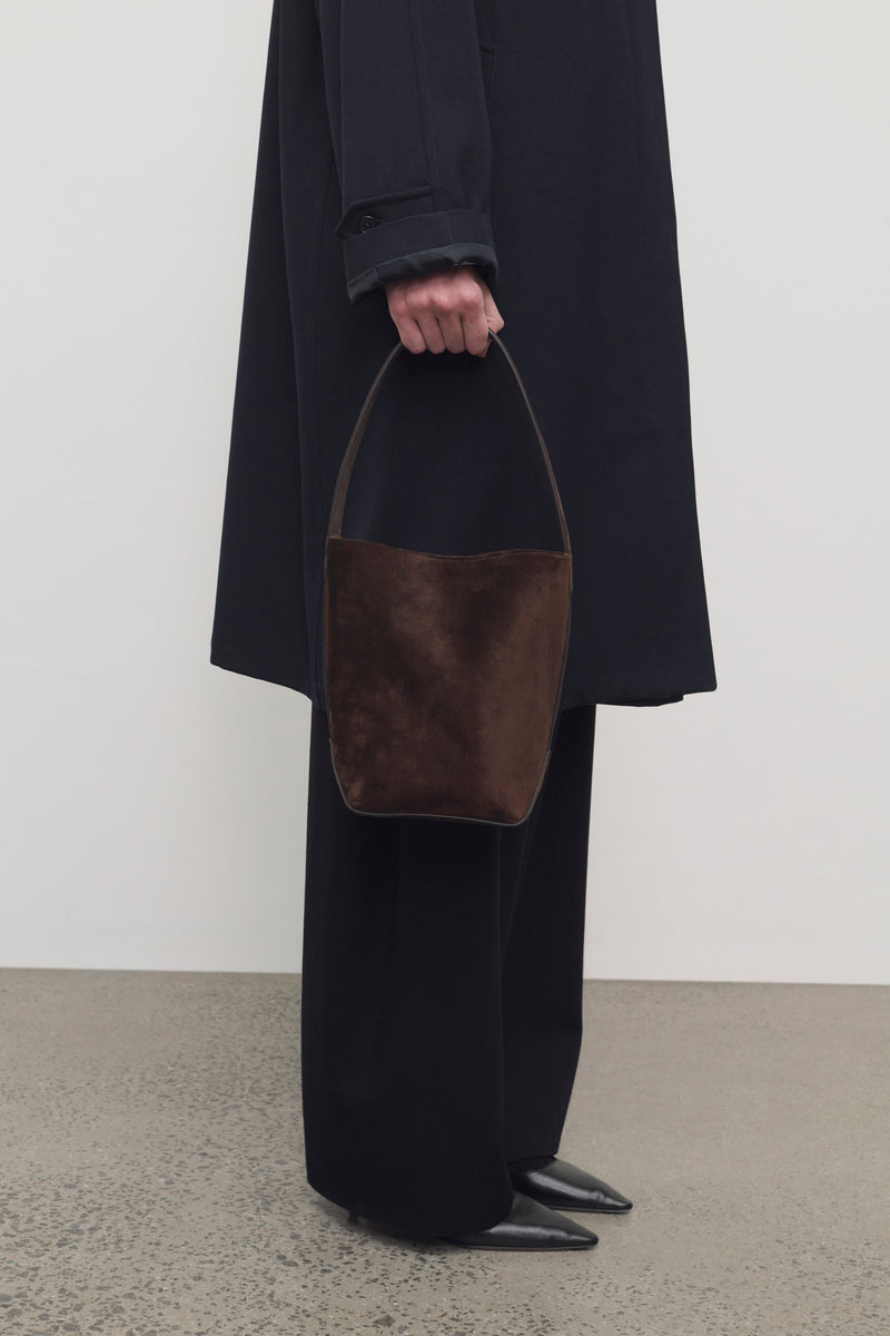 Small N/S Park Tote Edge Borsa in Pelle Scamosciata