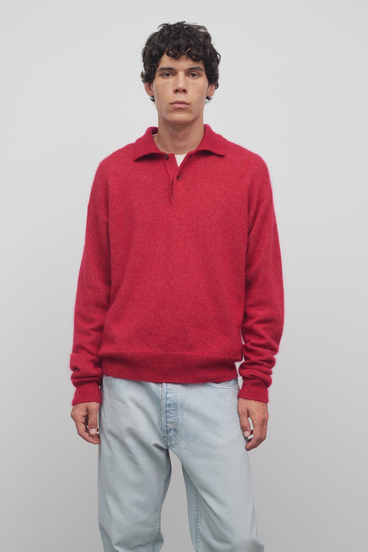 Gere Polo en Soie et Mohair