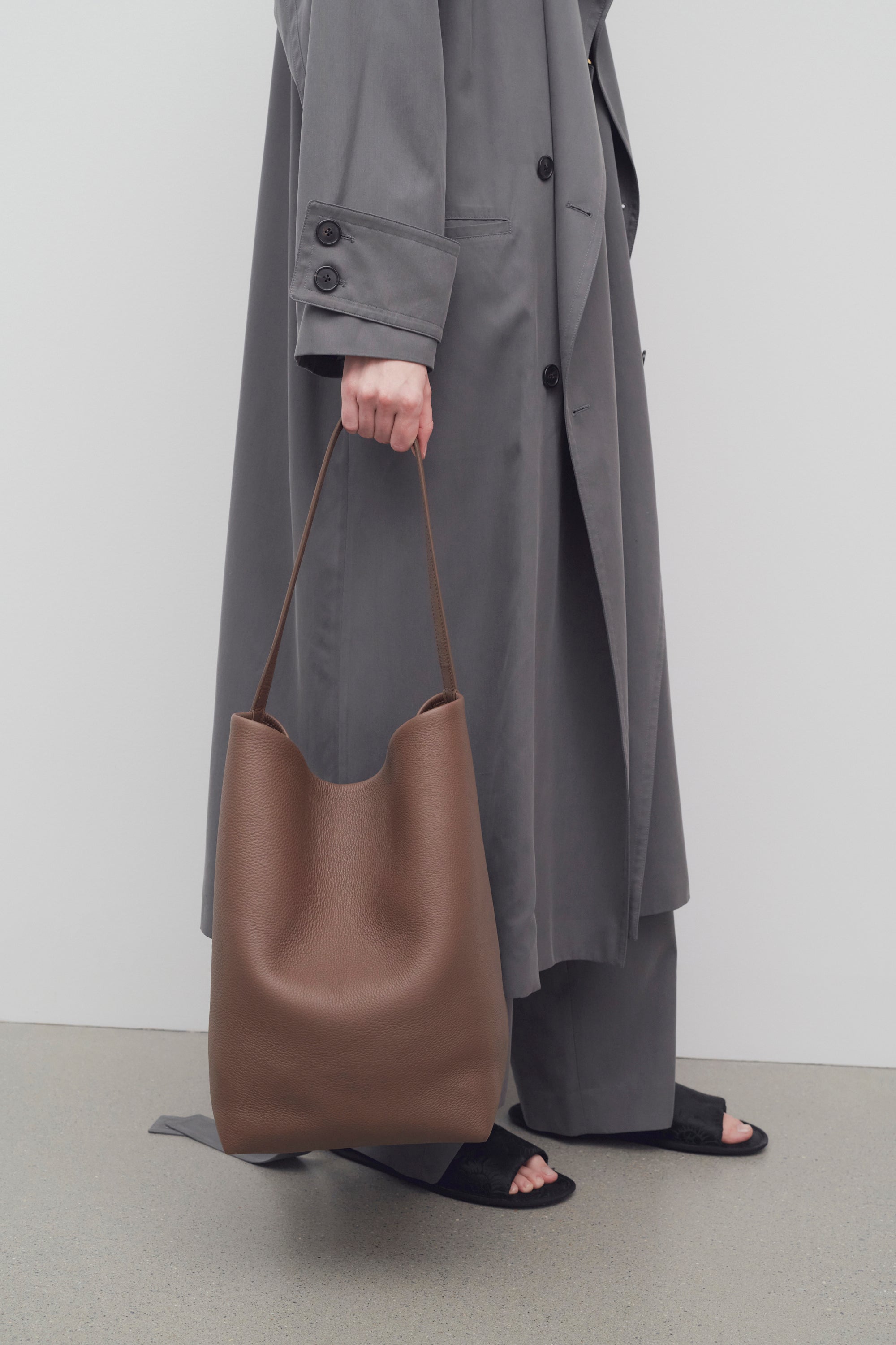 Leather N/S Park Tote
