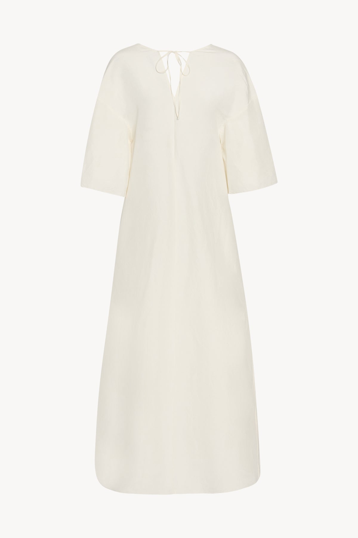 the row white silk dress The Row Guinevere Silk-satin Gown - Women - White Dresses