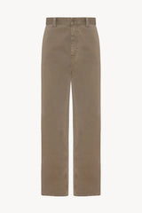 パンツ The Row SS25 The Row Trousers Beige (8884 W3897TAU) Sharka Pant Beige in Cotton – The Row
