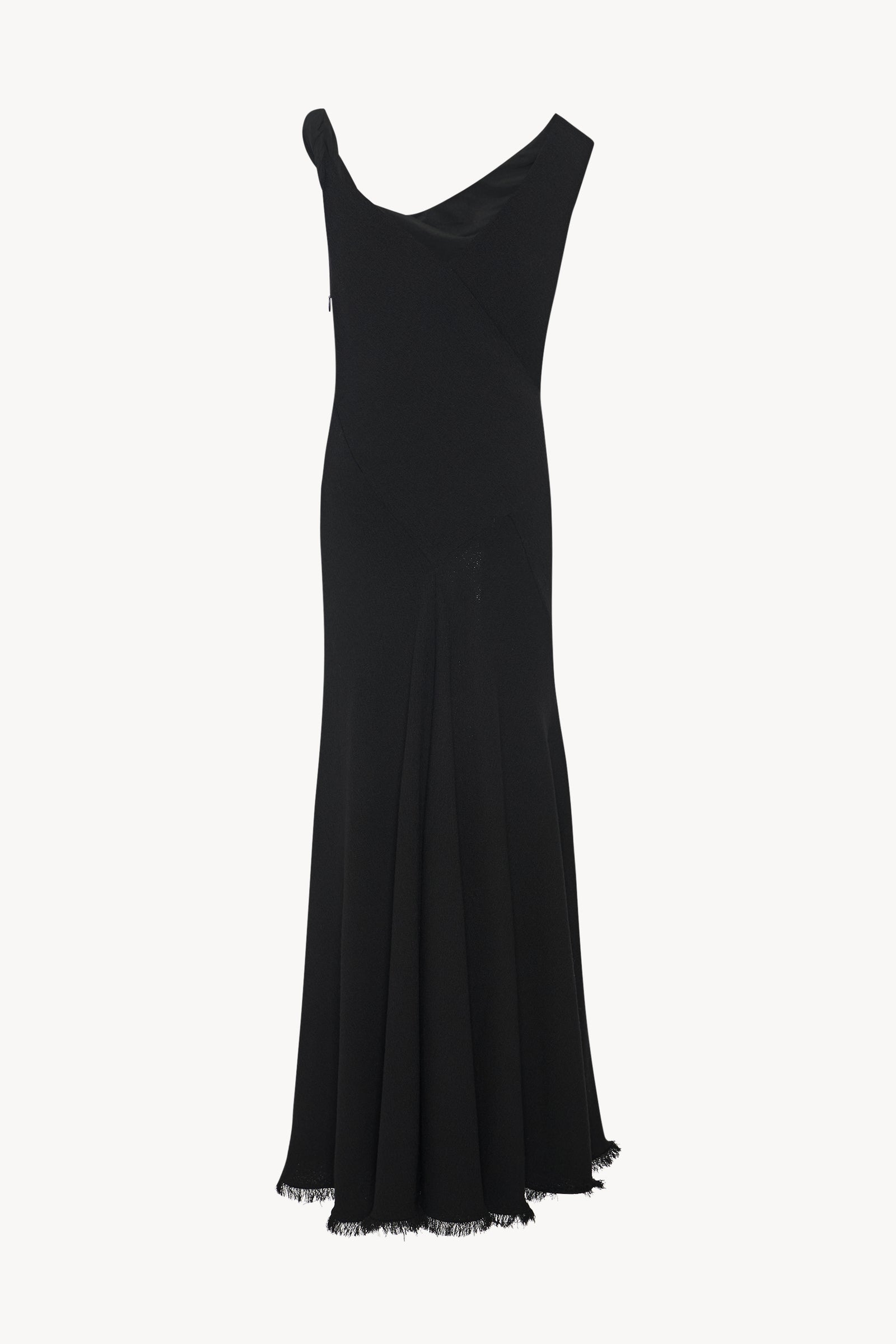 Violetta Dress Black in Wool – The Row