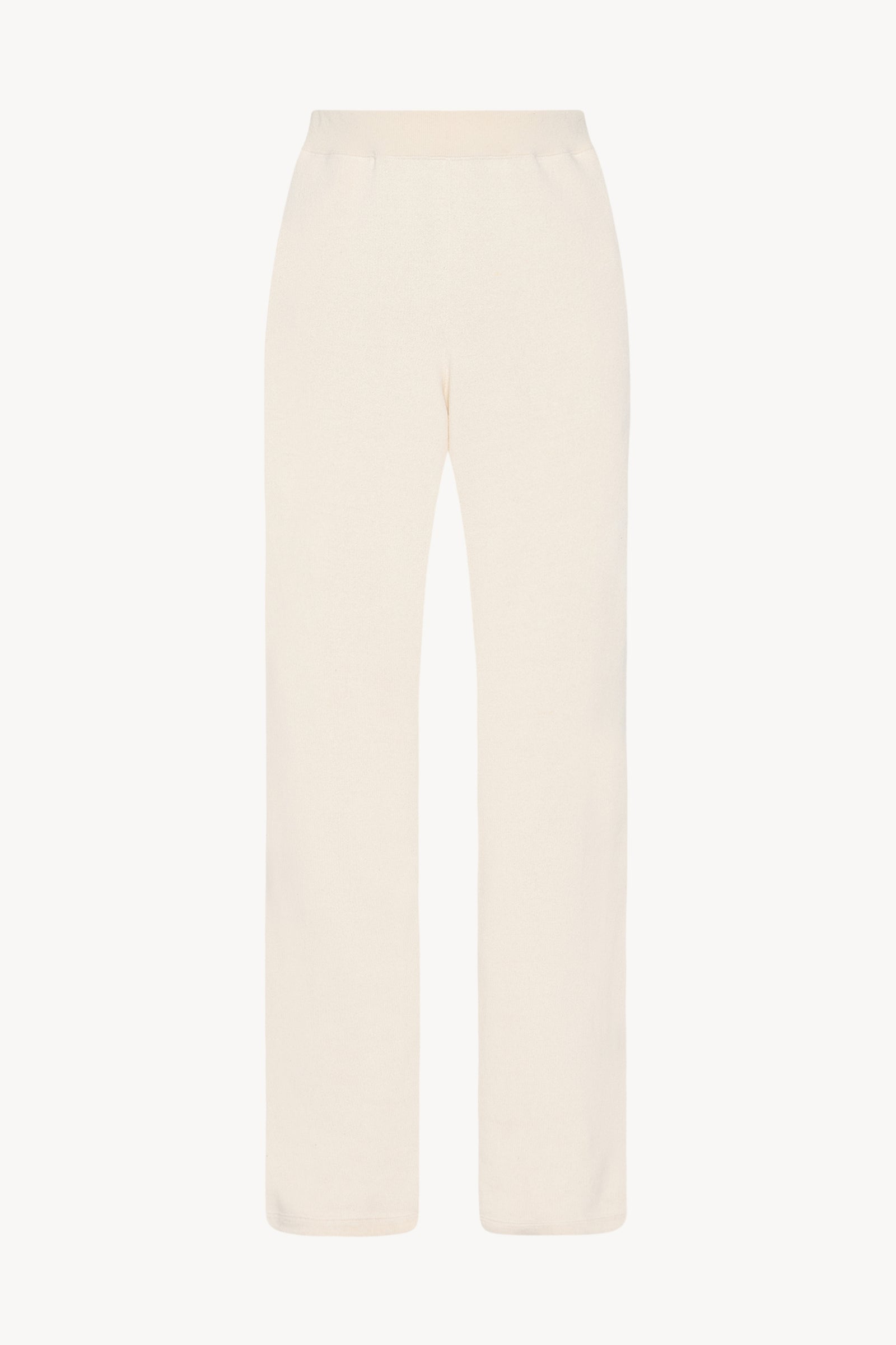 パンツ THE ROW Women Straight Pants 8016 W3044 MIL MILK WHITE Foulard wool, silk and linen straight pants in white - The