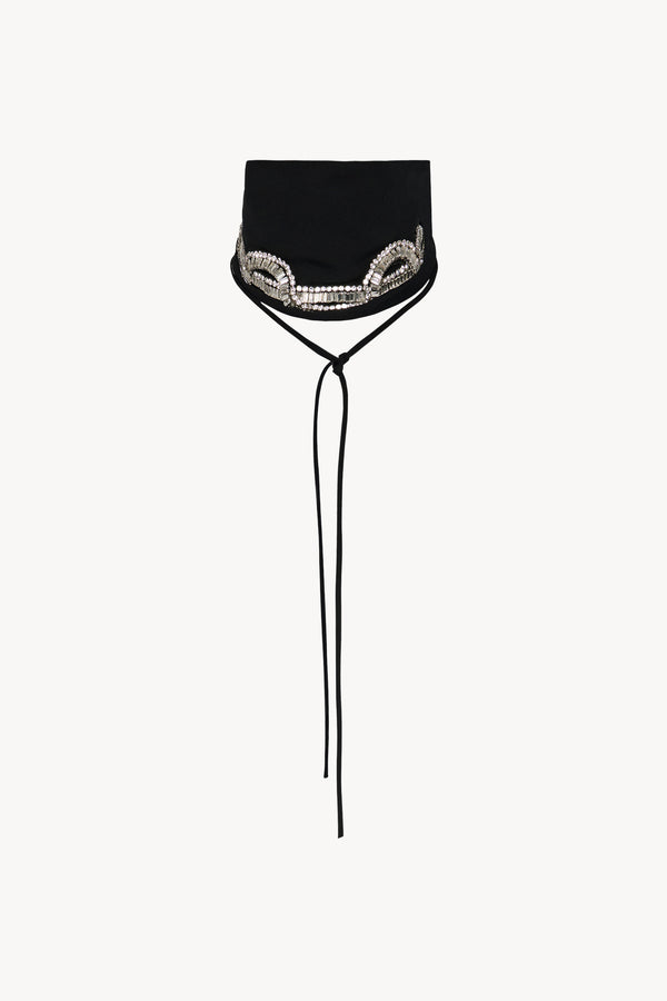 Katelis Jabot Collar in Silk