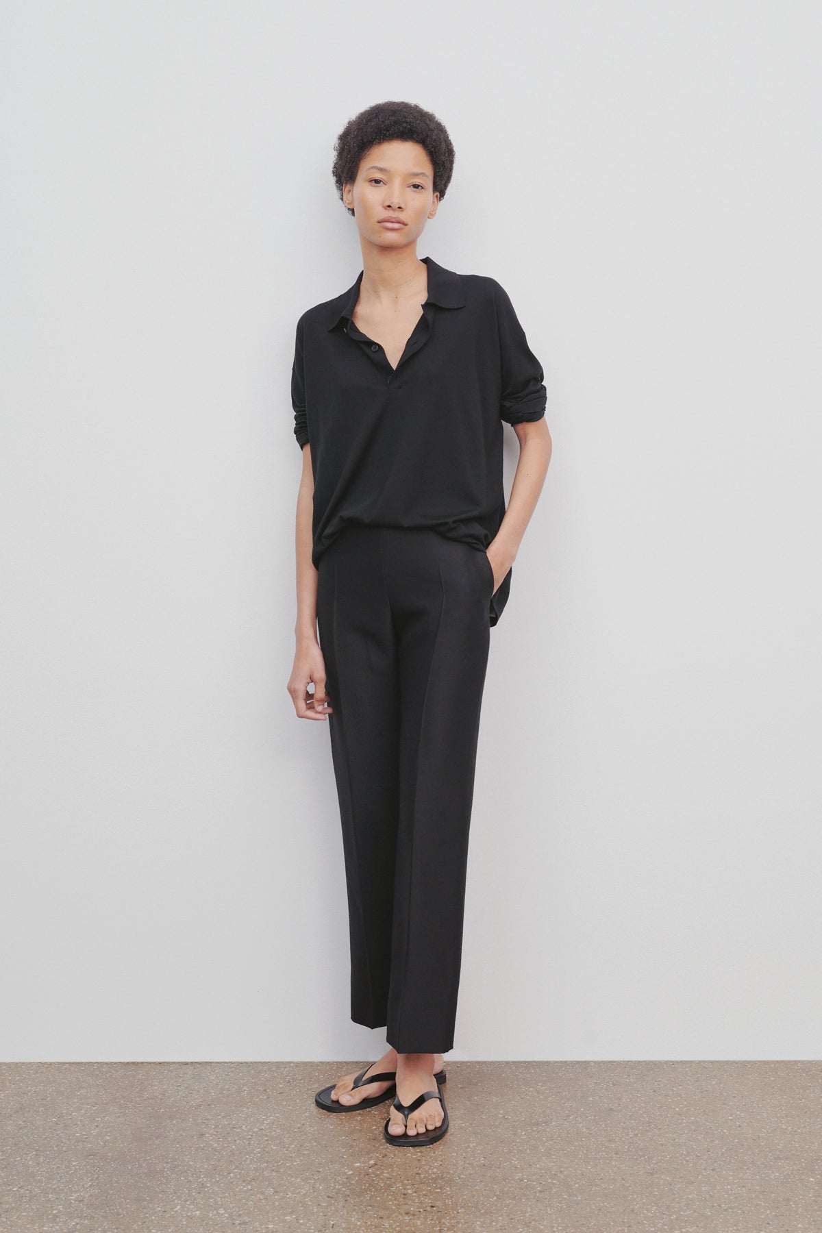 Flame Pant in Wool and Silk