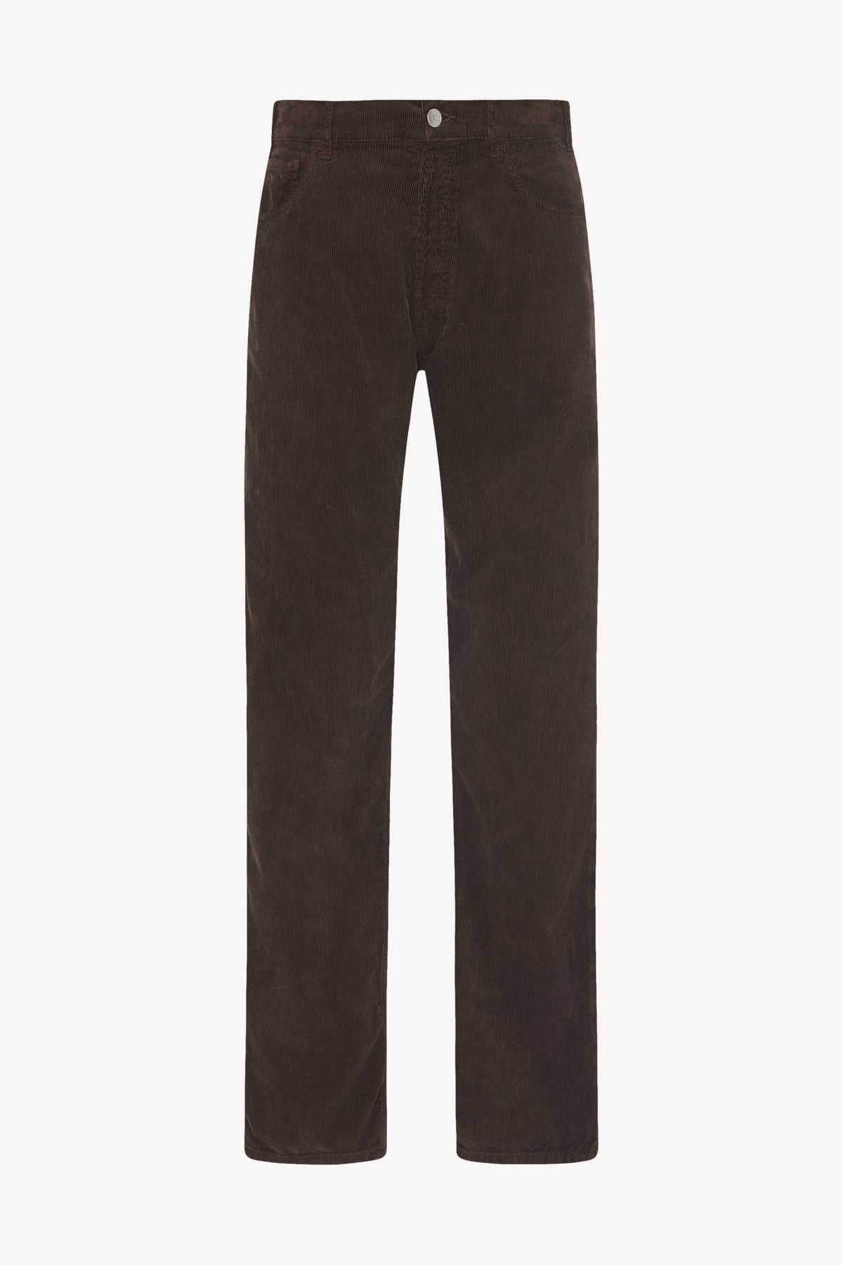 Burt Pantaloni Marrone in Cotone – The Row - Main Image