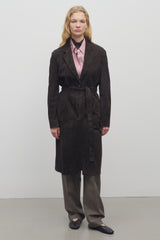 Babilonia Coat in Leather