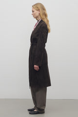 Babilonia Coat in Leather