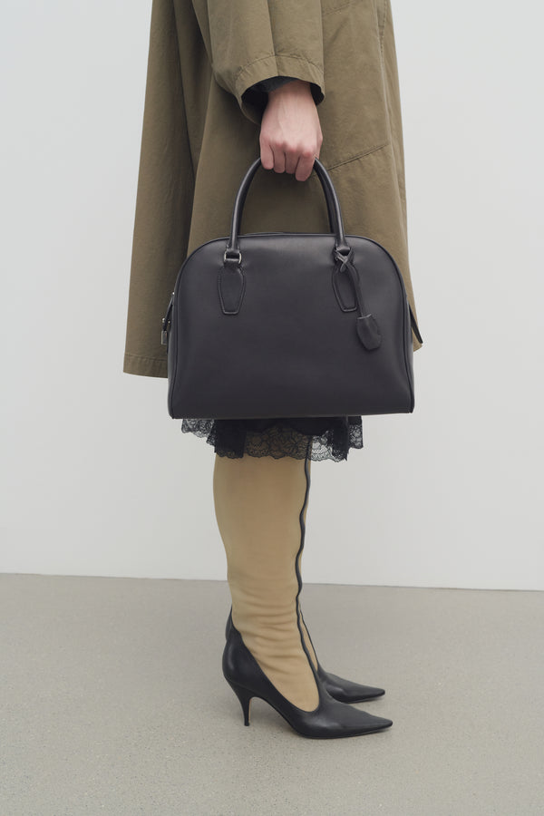 ザロウ風　マルゴー ドゥーズィエムクラスIENAスピック＆スパンTheory ウィメンズ トップハンドルバッグ：レザー＆スエード