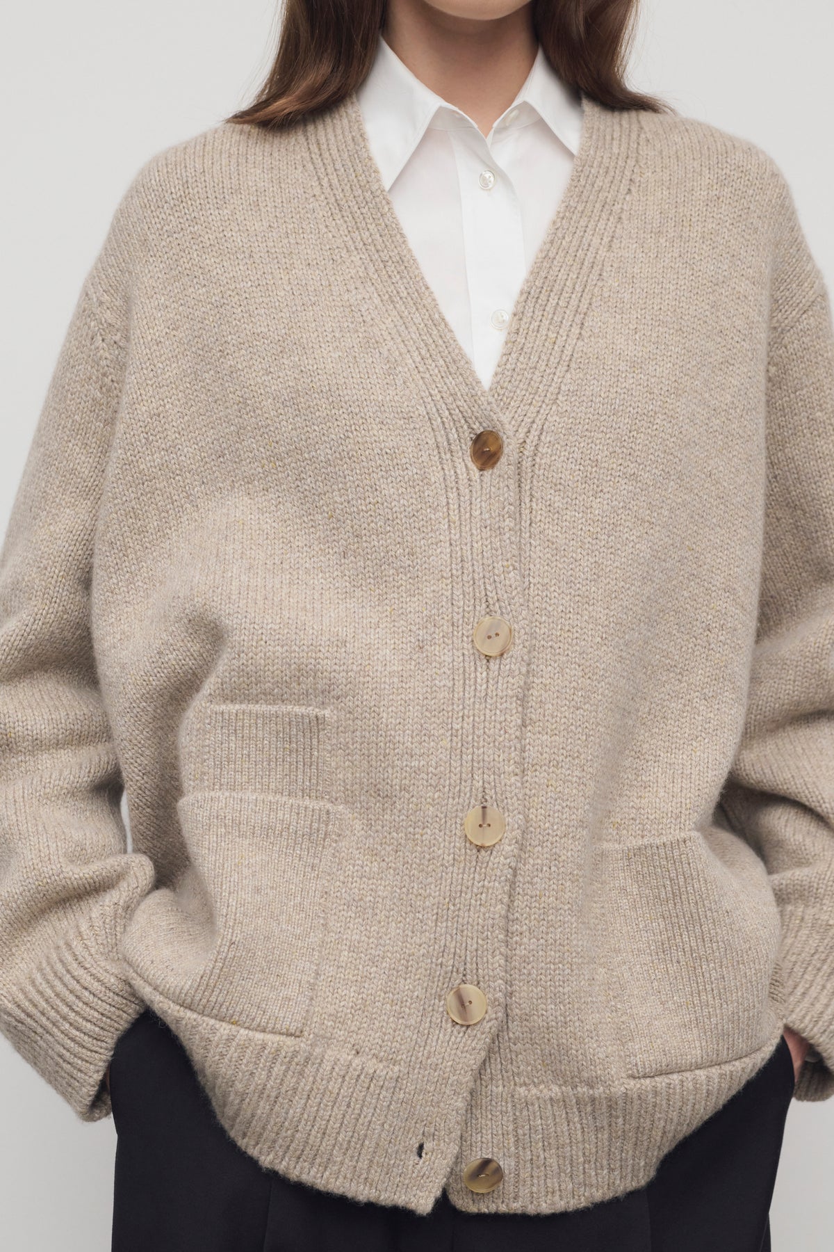 Milou カシミアカーディガン