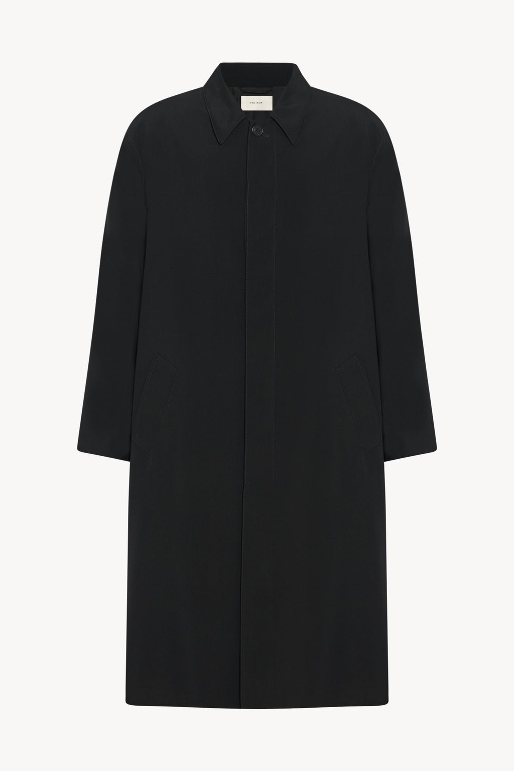 極美品✨ドゥロワー　チェスターコート　シルク　裏地ロゴ＆ストライプ　ブラック ロングチェスターウールコート(チェスターコート) | MK MICHEL