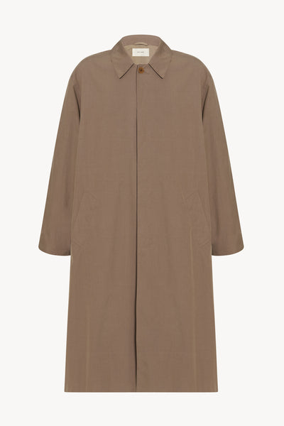 ★The Row★ Women beige coat Agathon quilted leather trench coat in beige - The Row