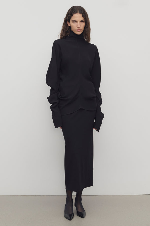 スカート THE ROW  cannia skirt Women's Mini & Maxi Skirts in Silk, Linen & Wool | The Row