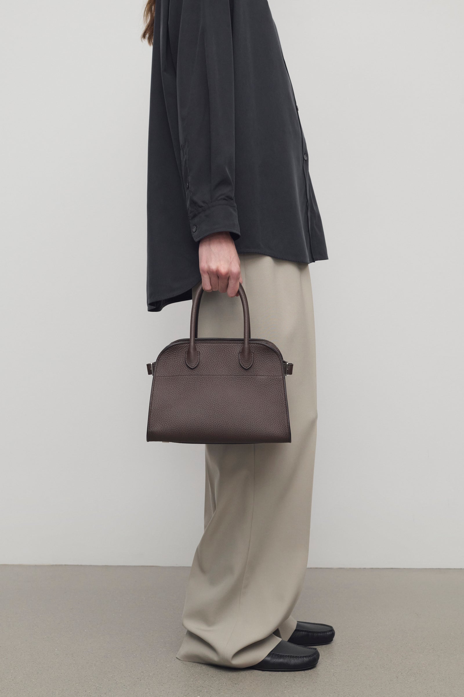 Soft Margaux 10 レザー製バッグ Brown – The Row