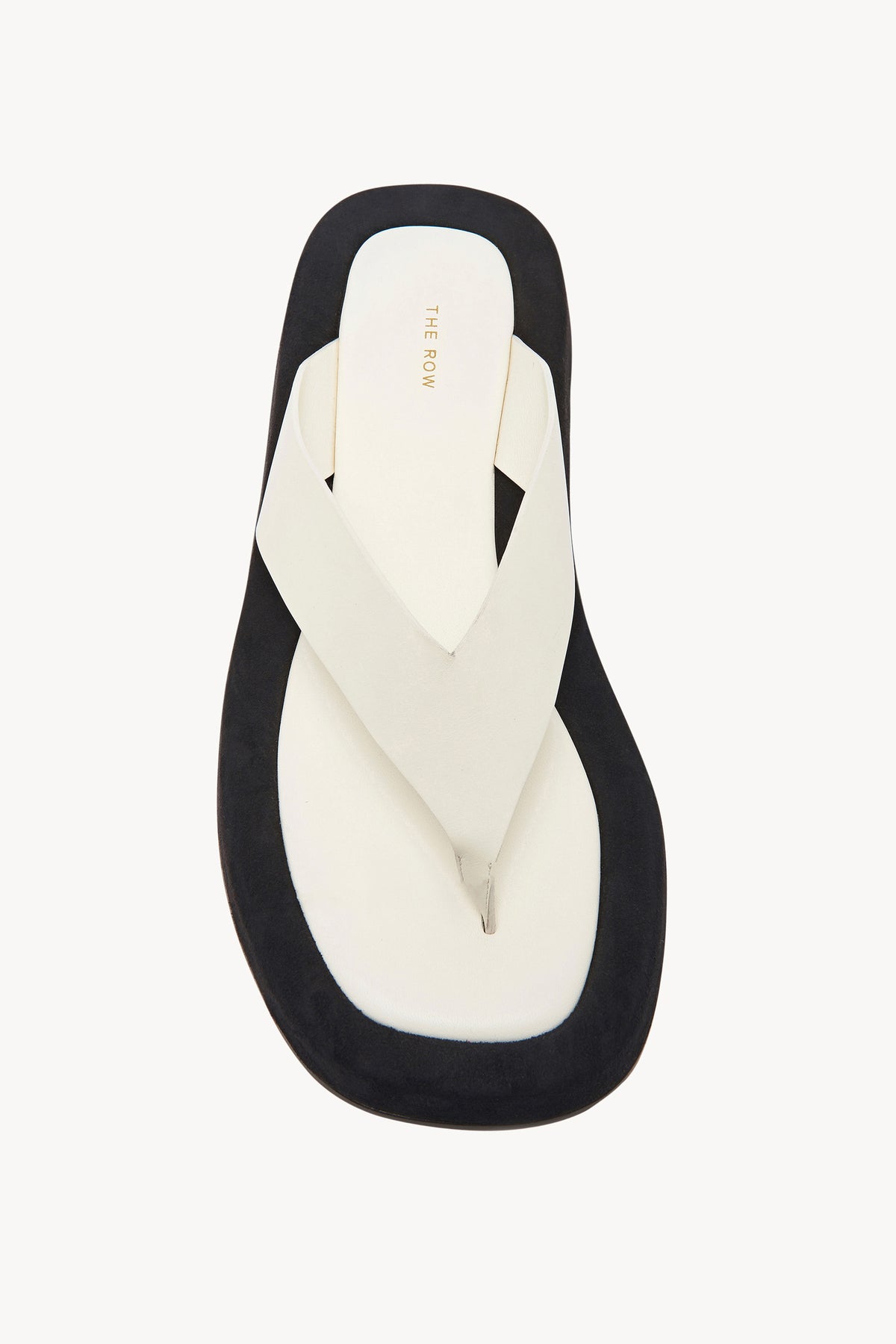 Ginza Sandal White in Suede – The Row