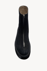 Zipped Boot I in Suede