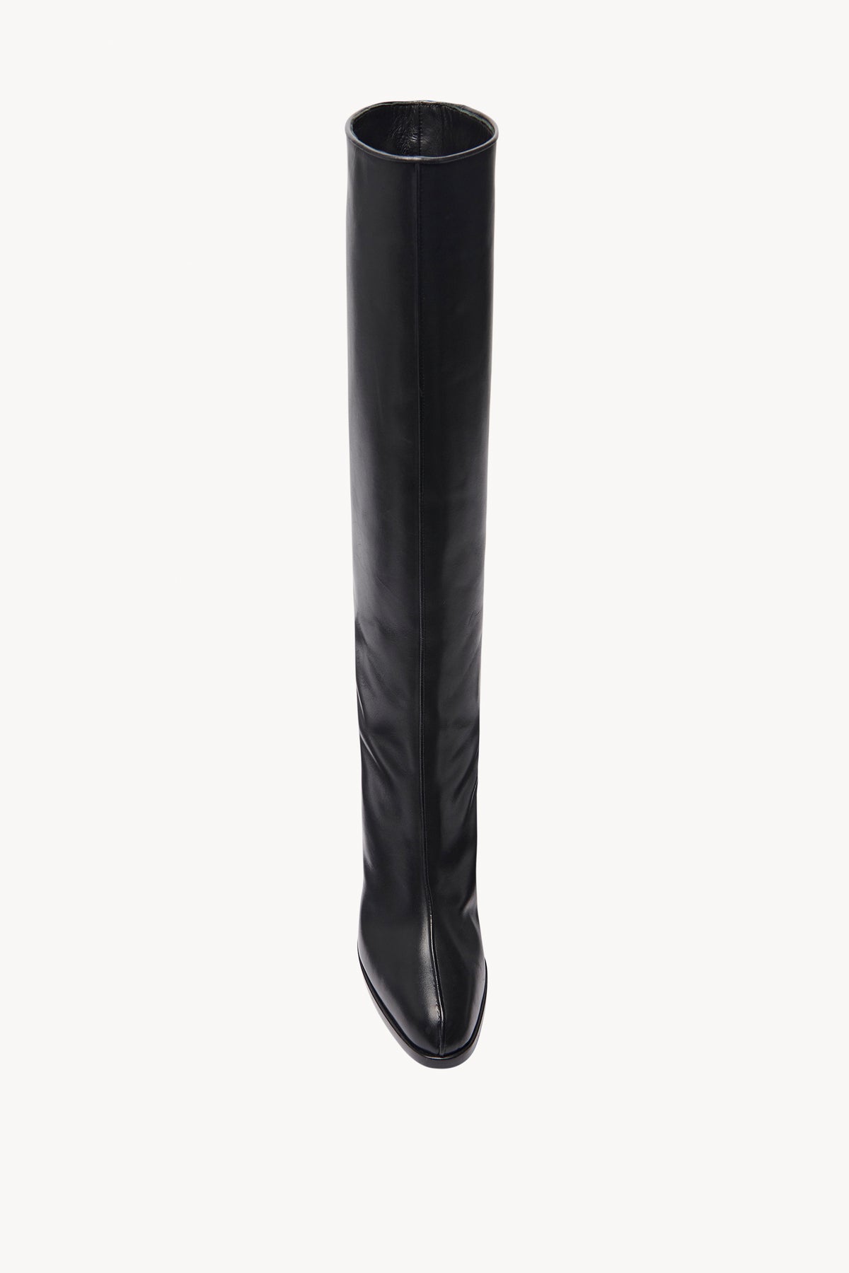 Wide Shaft Boot in Leather