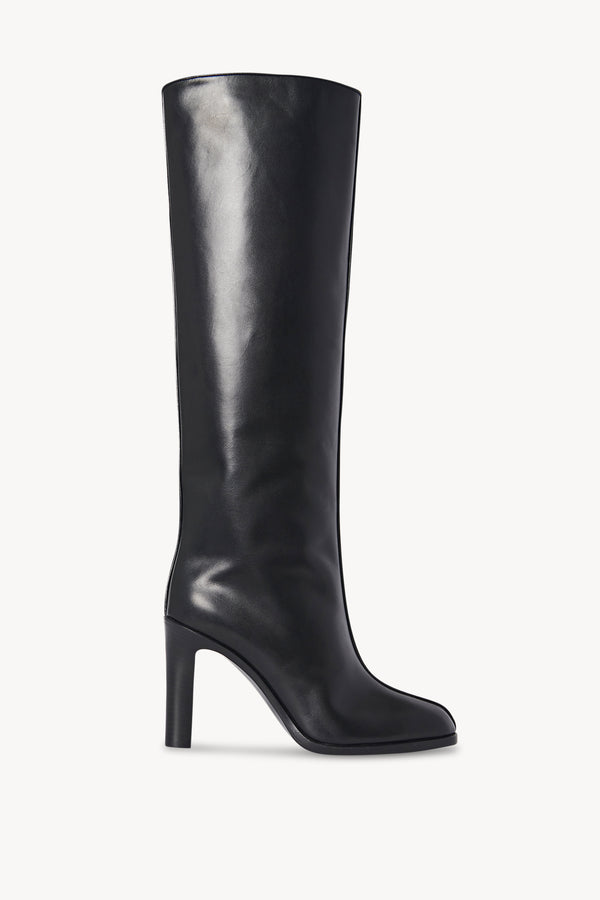Wide Shaft Boot in Leather