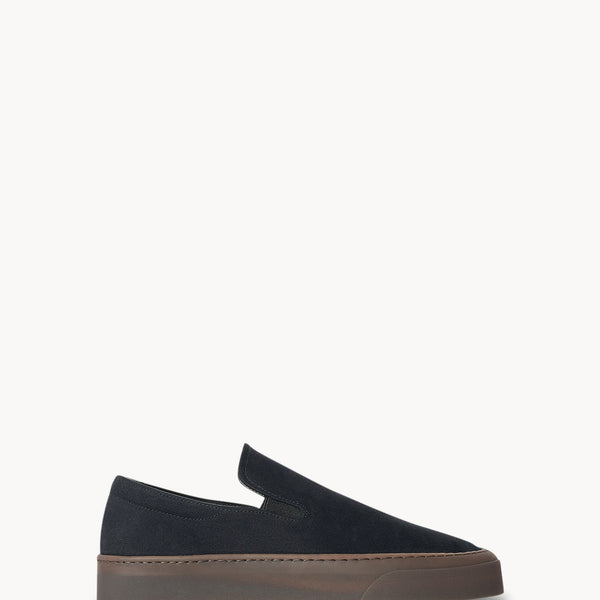 The Row ブラックスエードミュール MH Slip On Shoe Black – The Row