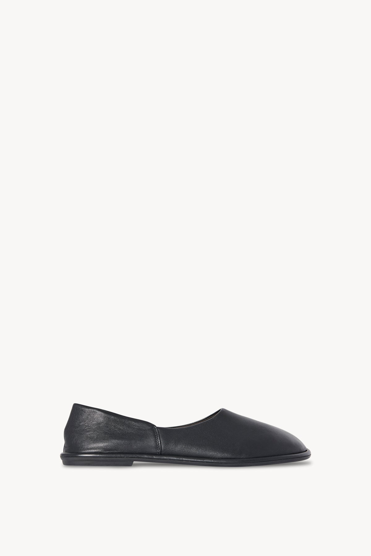 Canal Slip On Black in Leather – The Row