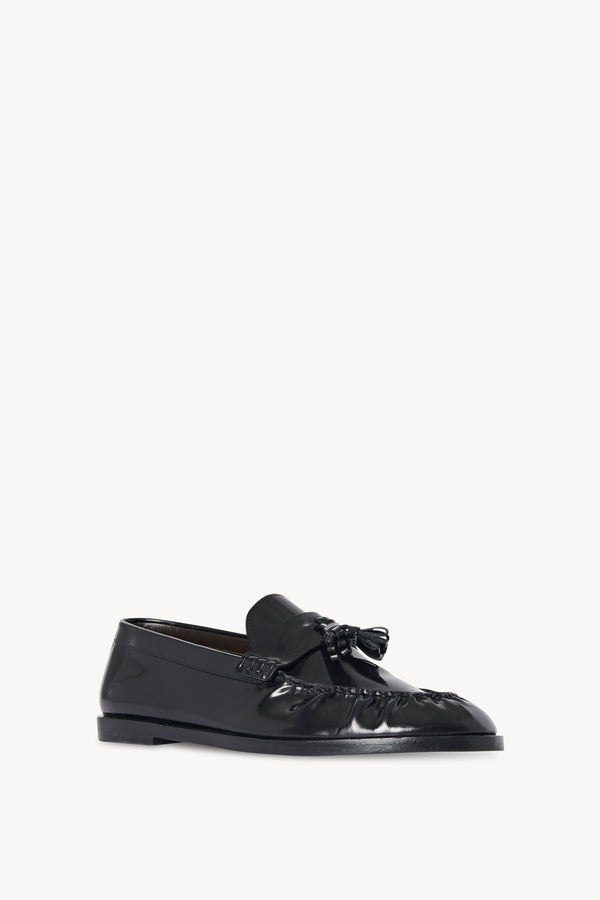 ドゥロワーSaint Laurent ブラック フラットシューズ Saint Laurent Le Loafer フラットシューズ | ブラック