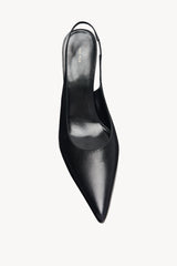 Sling Point Heel in Leather
