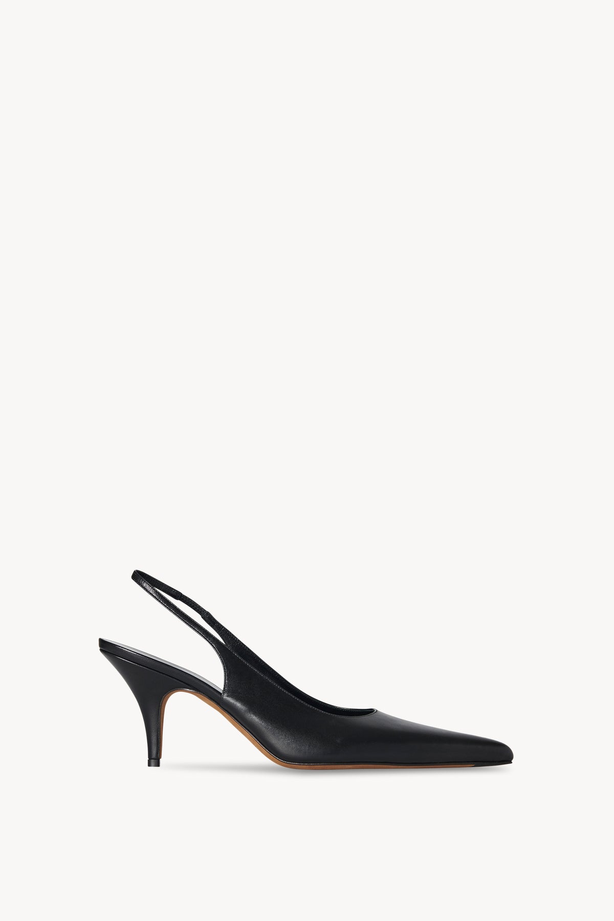 Sling Point Heel in Leather
