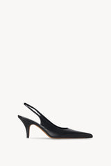 Sling Point Heel in Leather