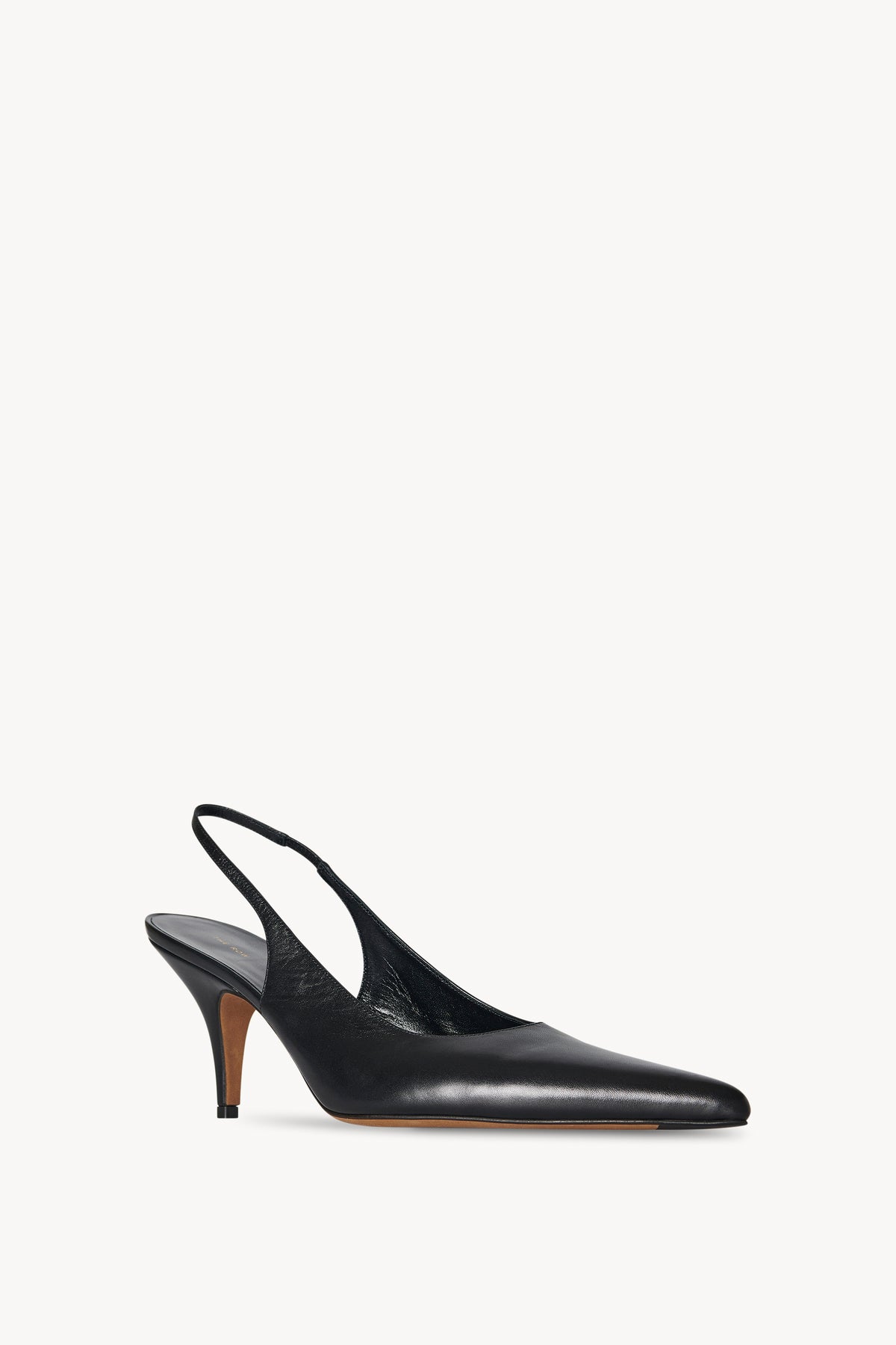 Sling Point Heel in Leather