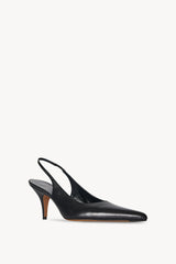 Sling Point Heel in Leather