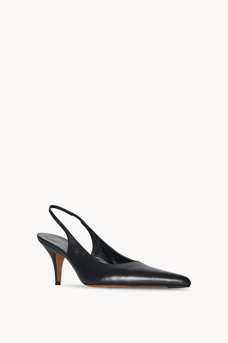 Sling Point Heel in Leather