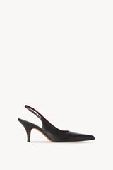 Sling Point Heel in Leather