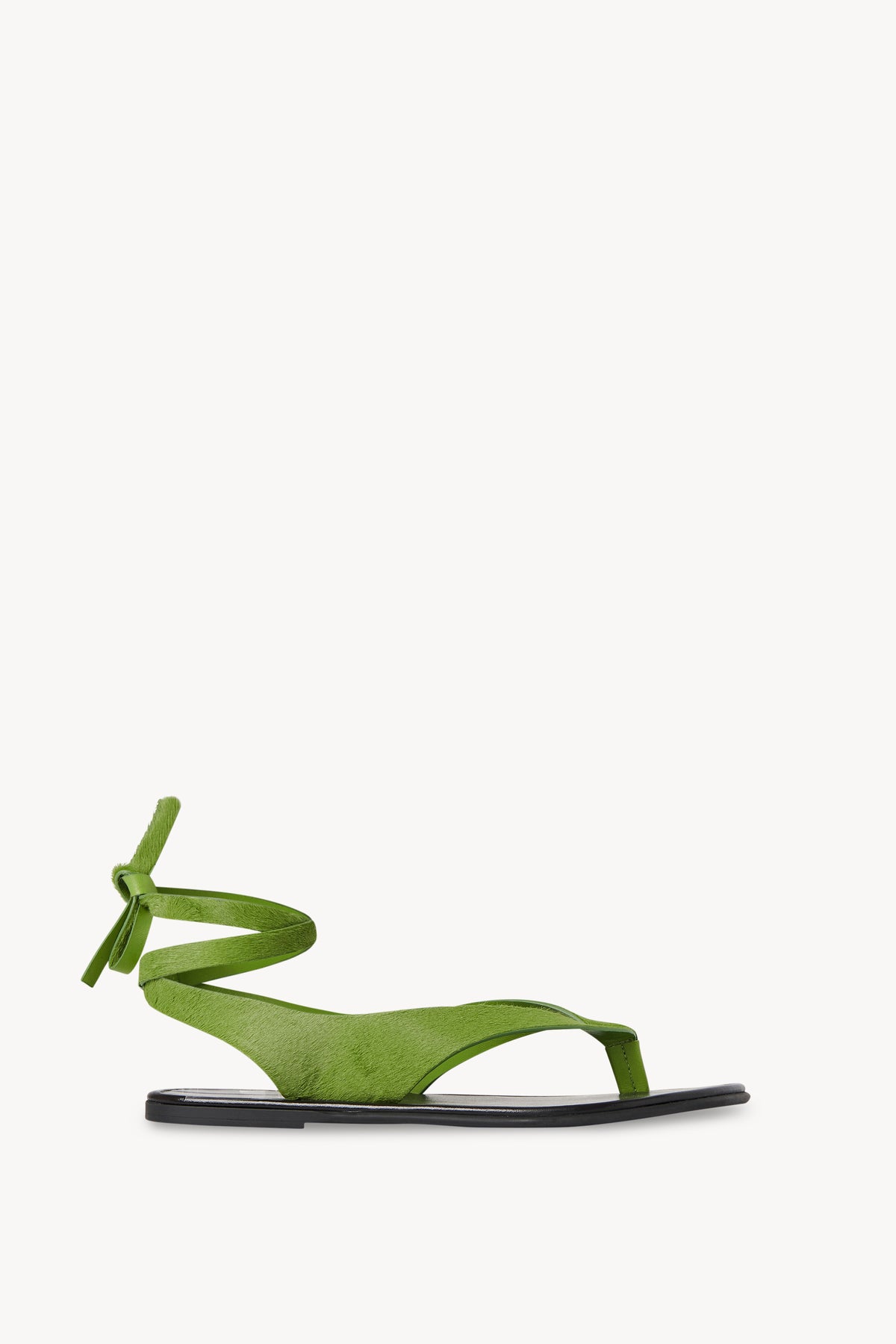 Pony-style calfskin sandals