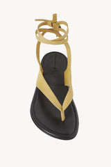 Beach Sandal in Leather