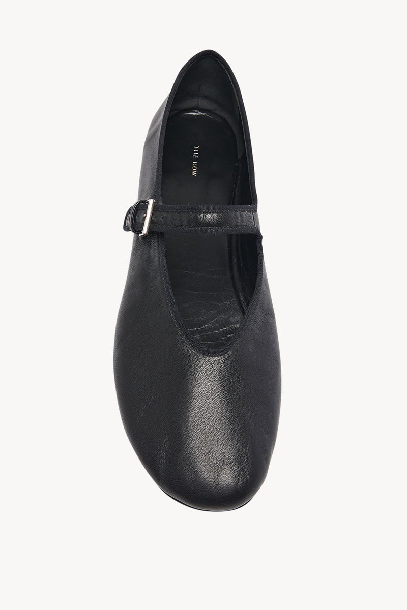 The Row Ava Mary Jane Ballerina Flats The Row Ava Leather Mary