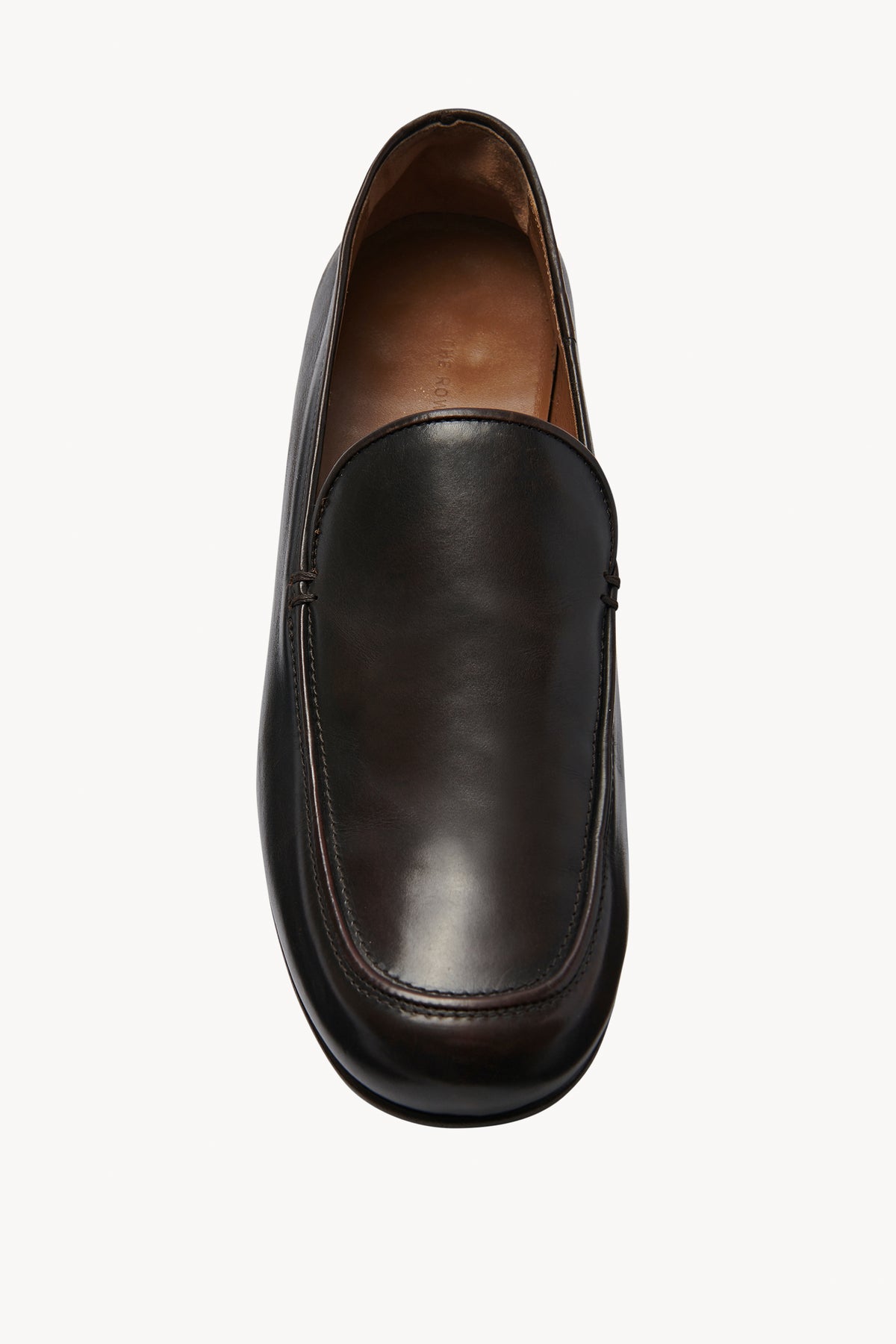 Flynn Loafer Brown in Leather – The Row