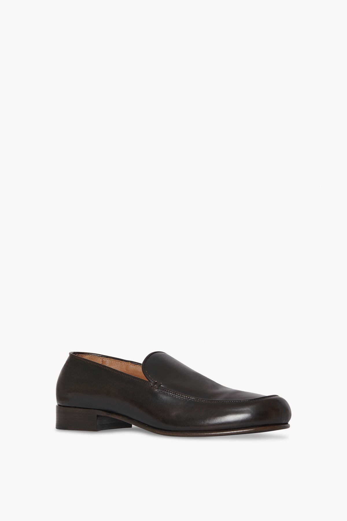 Flynn Loafer Brown in Leather – The Row