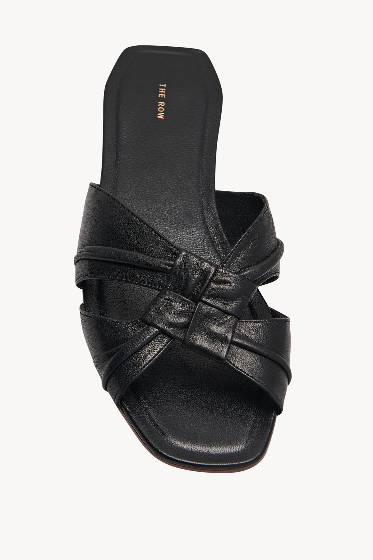 Soft Knot Flat en Cuir