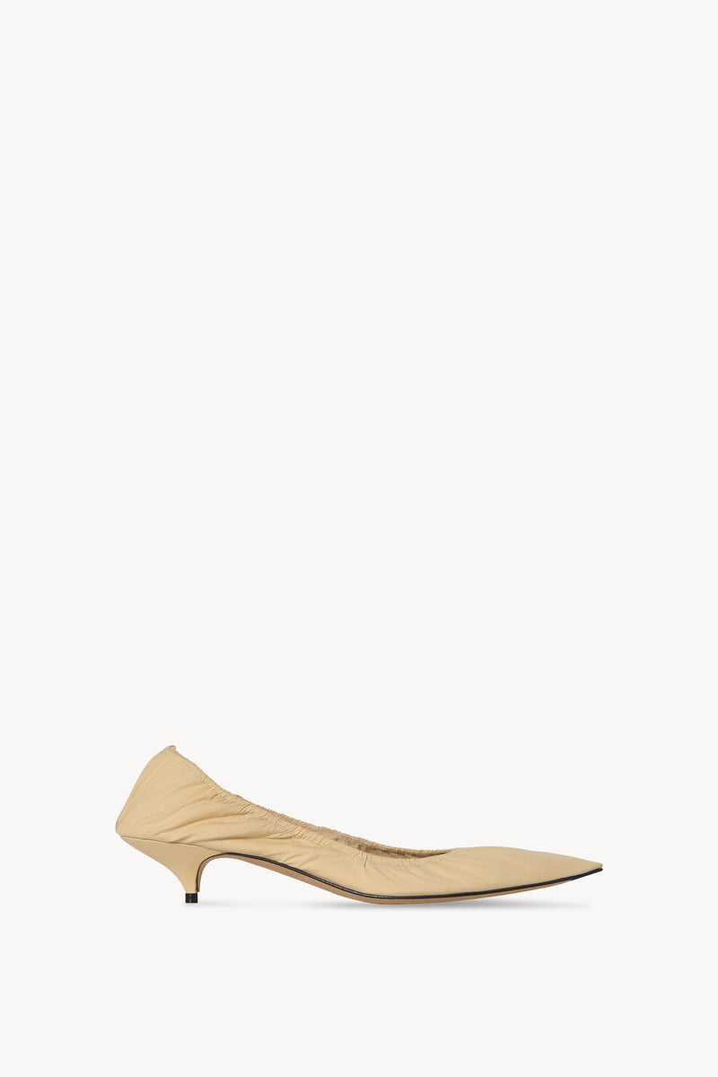 Liisa Kitten Heel in Cotone