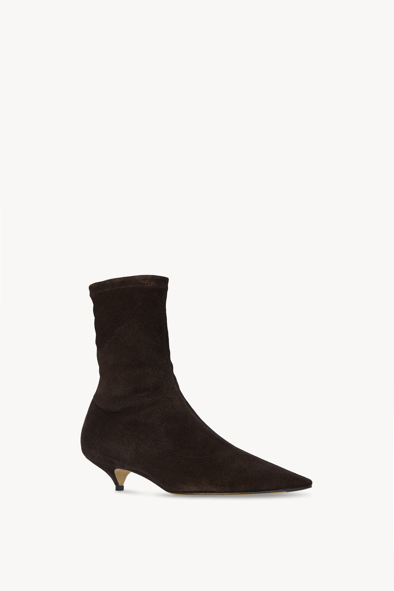 Liisa Kitten Bootie in Suede